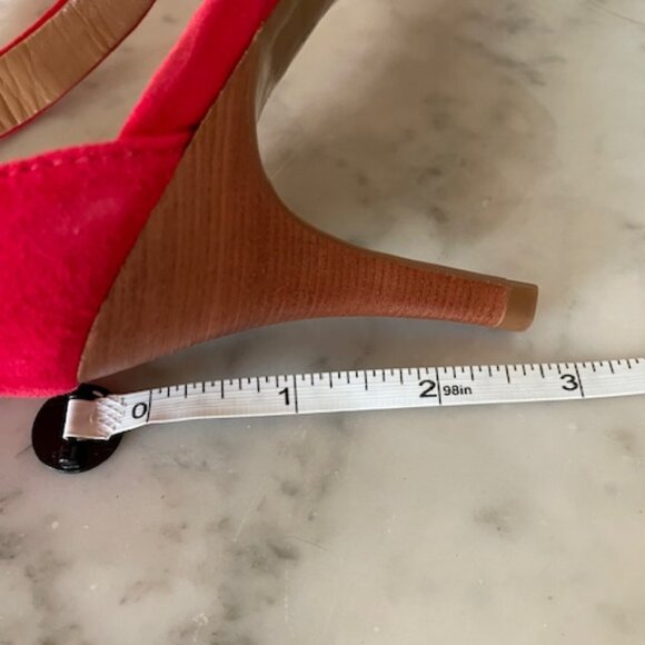 TALBOTS Lakia Poppy Brushed Leather Sandals 8B - Picture 16 of 16